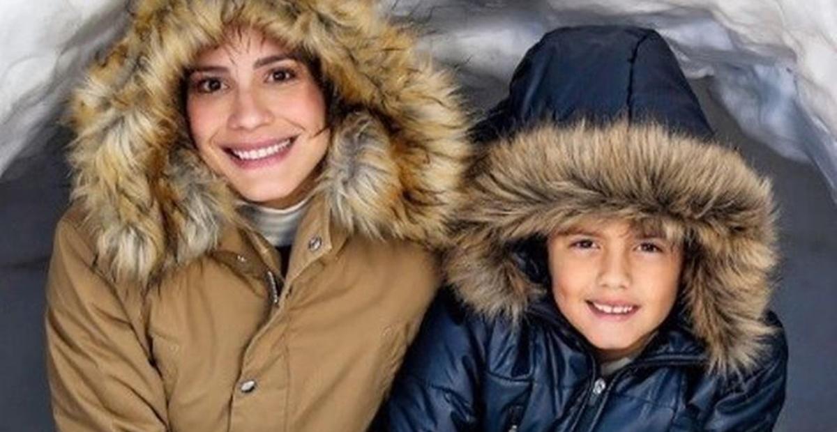 Juliana Knust presta homenagem de aniversário ao filho, Matheus: ”Te amo infinito”