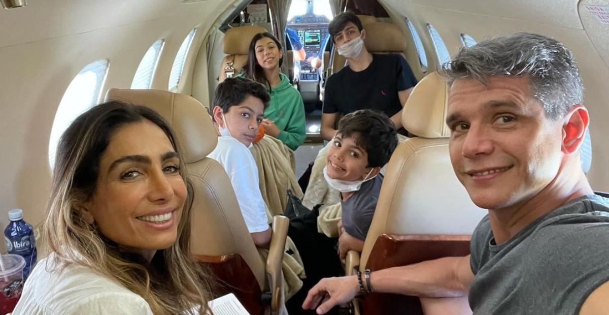 Marcio Garcia compartilha montagem mostrando viagem em família e encanta: ”Que lindos”