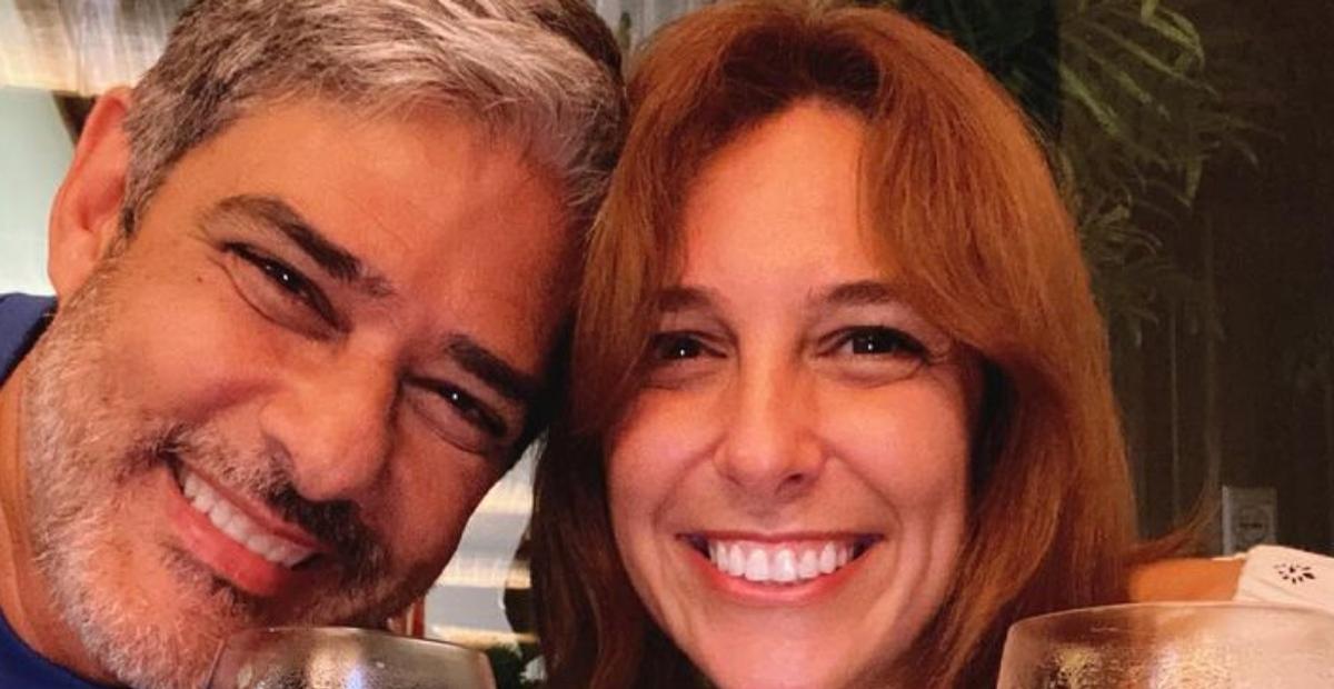 Natasha Dantas e William Bonner celebram três anos de casados