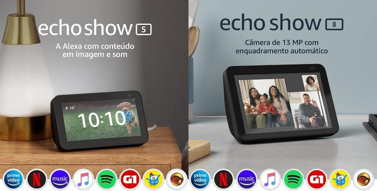 Amazon anuncia lançamento da 2ª geração dos dispositivos Echo Show