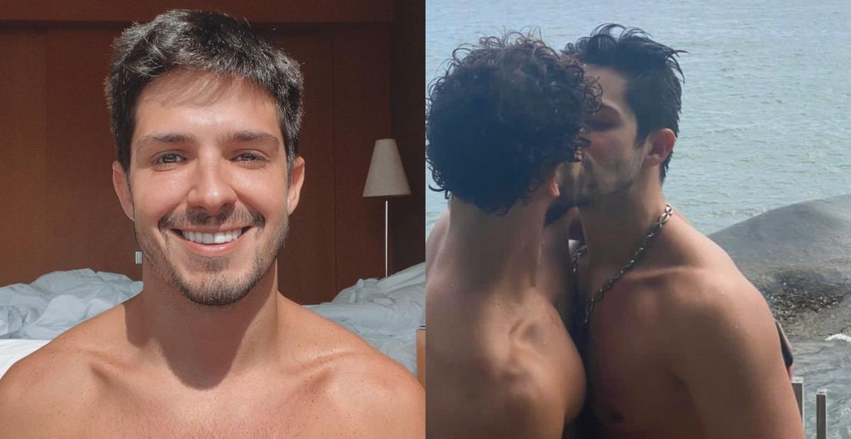 Ex-ator da Globo perde seguidores após publicar registro beijando seu namorado
