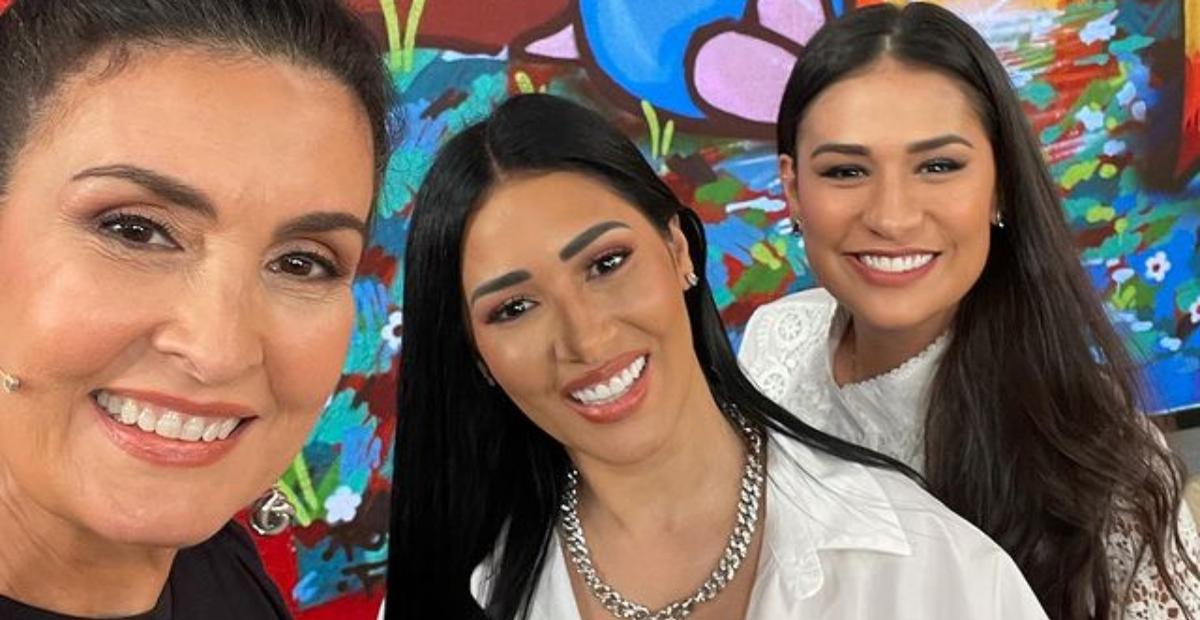 Fátima Bernardes agradece participação de Simone e Simaria no ‘Encontro’: ”Risada é garantida”