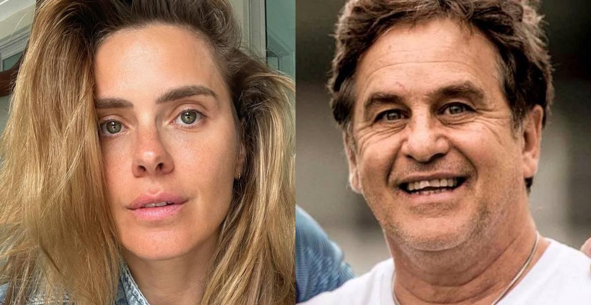 Carolina Dieckmann comenta relação com o ex-marido, Marcos Frota