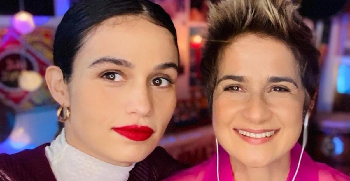 Grávida, Nanda Costa posta clique encantador ao lado da esposa, Lan Lanh: ”Nós 4”
