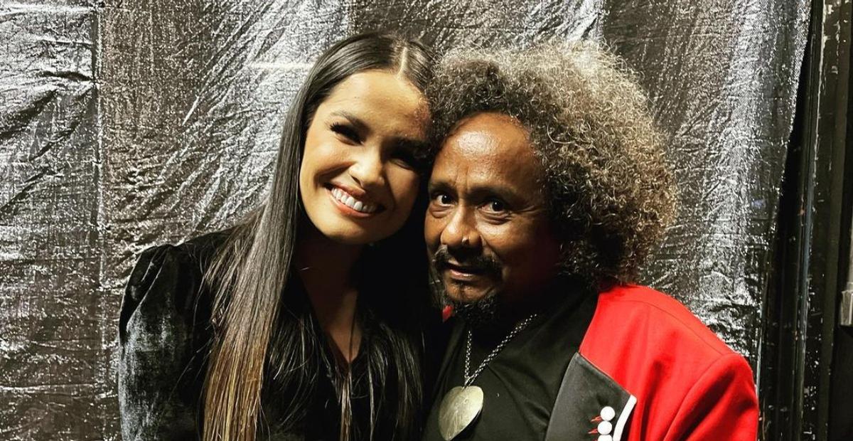 Juliette encontra Chico César pela primeira vez após o BBB e celebra: ”Abracei a poesia”