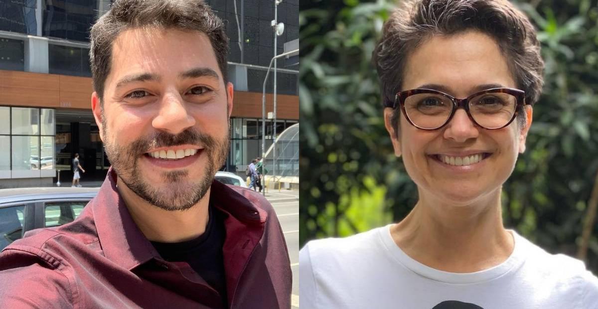 Evaristo Costa cobra presente de Sandra Annenberg: ”Até hoje me deve”