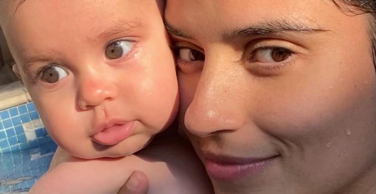 Camilla Camargo celebra 6 meses da filha, Julia: ”Te amo tanto minha gordinha”