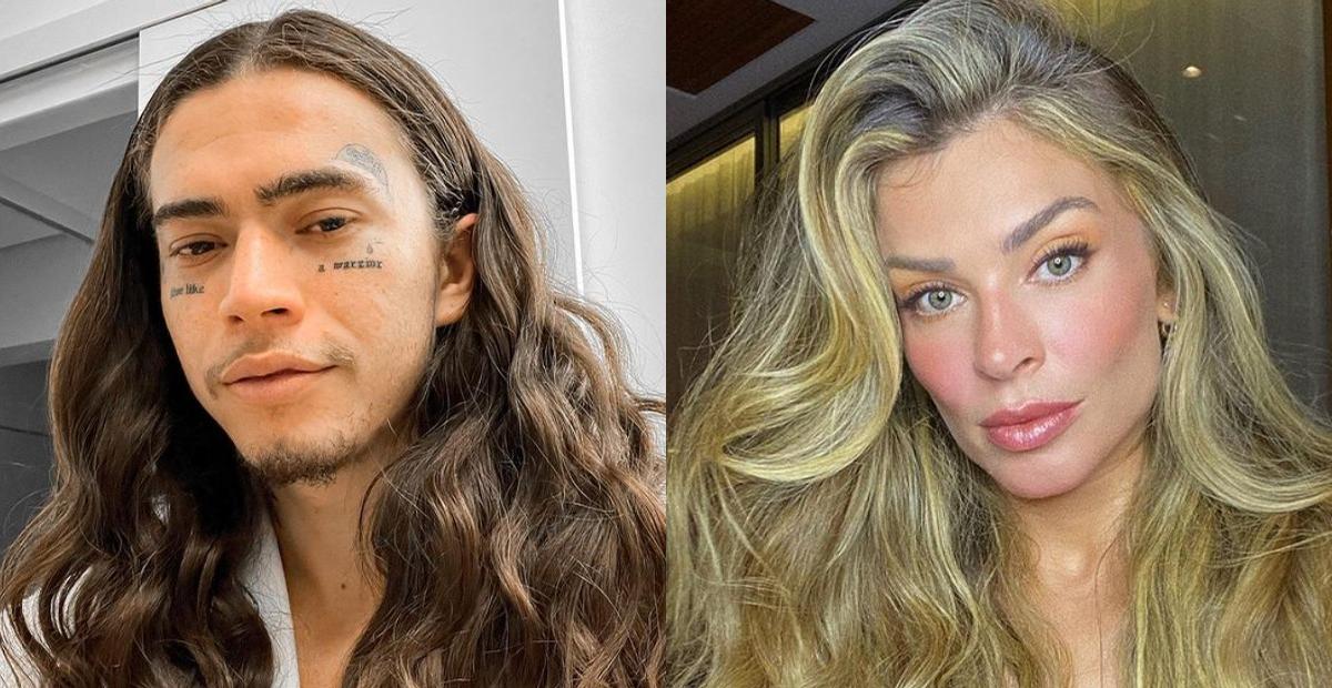 Com cabelos ondulados, Whindersson Nunes se compara a Grazi Massafera, que elogia: ”Belezura!”