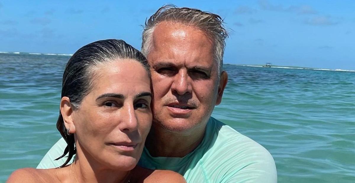 Gloria Pires publica clique encantador ao lado de Orlando Morais: ”Meu grande amor”