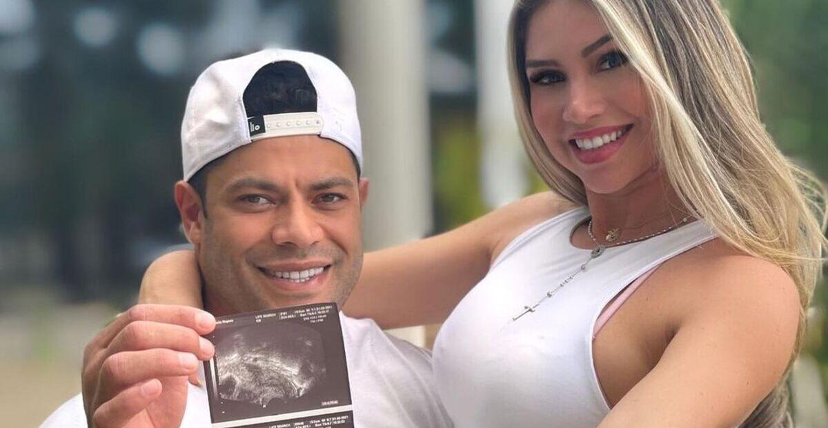 Hulk e Camila Ângelo anunciam gravidez: ”Abençoado com mais um filho”