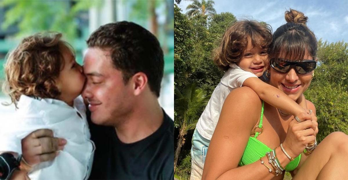 Wesley Safadão e Thyane Dantas prestam homenagens no aniversário do caçula