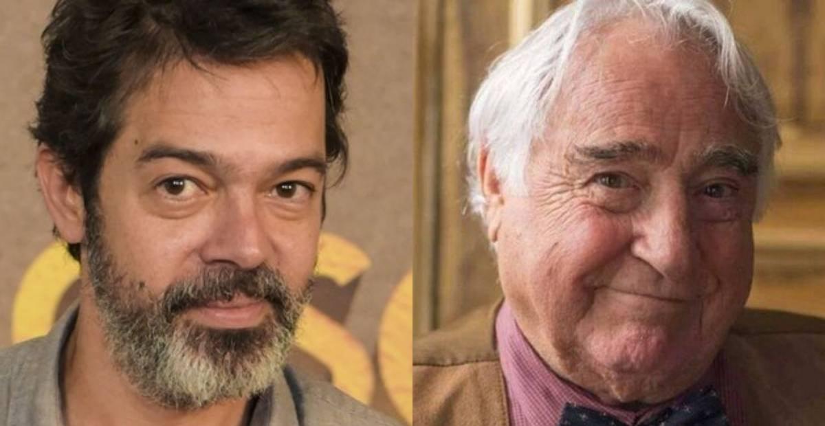 Bruno Mazzeo resgata foto das gravações de ‘Sai de Baixo’ e homenageia Luis Gustavo