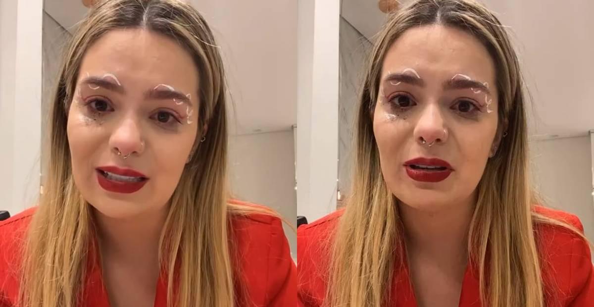 Ex-BBB Viih Tube chora ao fazer desabafo sobre ataques de haters: ”Me machuca muito!”