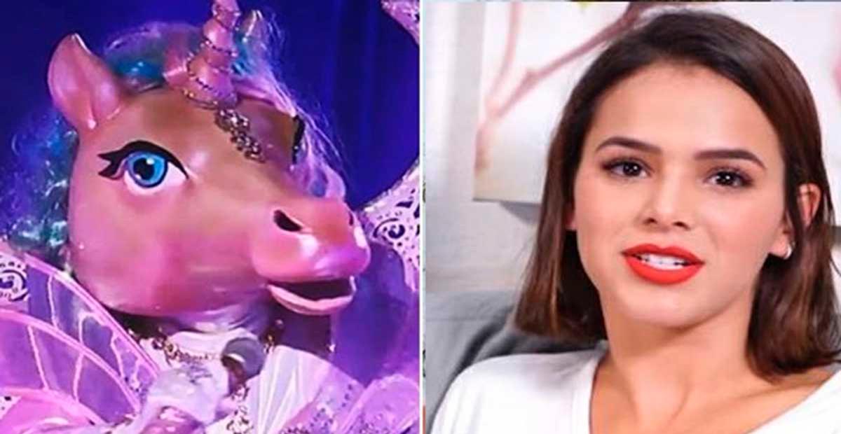 Bruna Marquezine dá pista sobre real identidade do Unicórnio do ‘The Masked Singer’