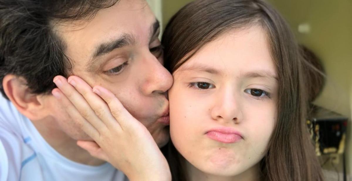 Celso Portiolli celebra o aniversário da filha com linda homenagem: ”Dia dela”