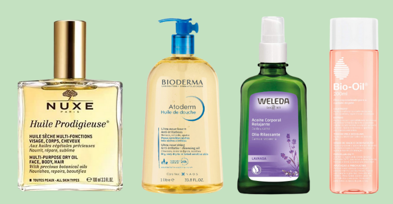 Óleo corporal: 10 opções para uma pele profundamente hidratada
