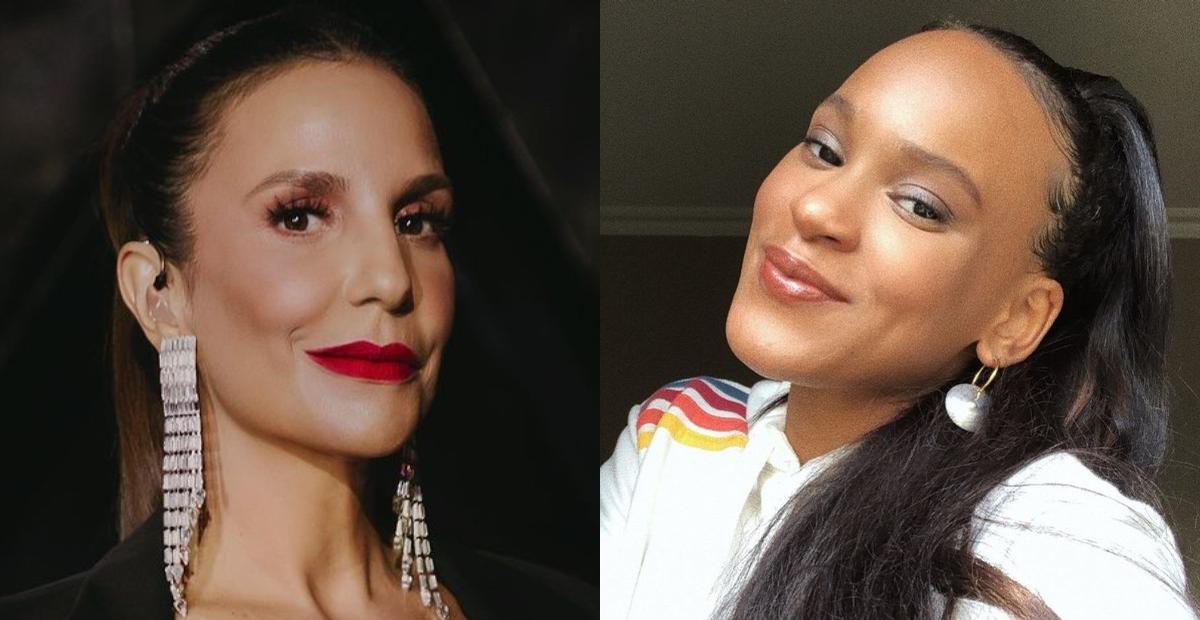 Ivete Sangalo mostra gingado ao surgir dançando com ginasta Rebeca Andrade: ”Menina de ouro!”
