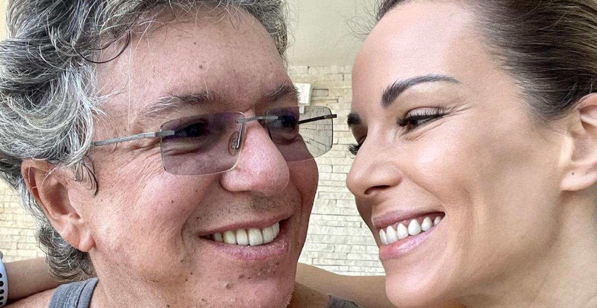 Ana Furtado vive momento carinhoso com Boninho: ”Dengo e cafuné no sofá”