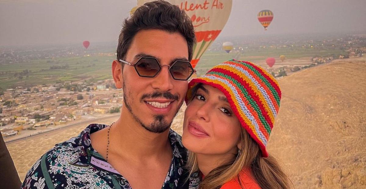 Giovanna Lancelloti pula de paraquedas com o namorado: ”Adrenalina”
