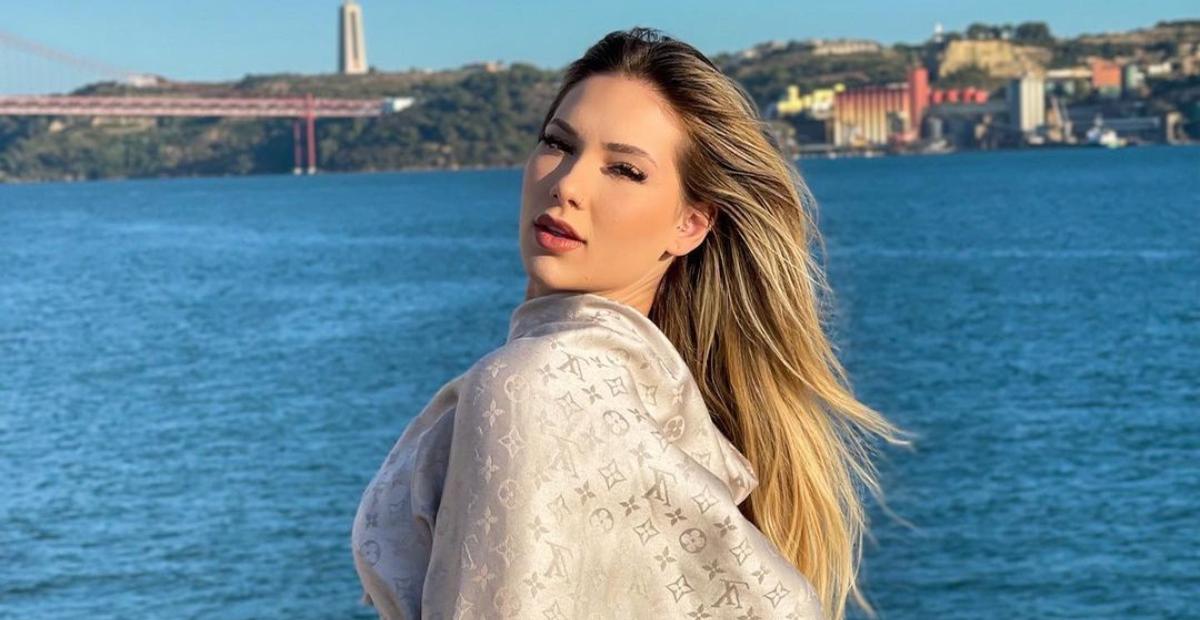 Em Portugal, Virginia Fonseca publica lindo registro diante do Rio Tejo: “Que foto mais linda!”