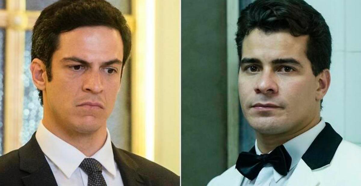 Eric confronta Júlio na frente do hotel em ‘Pega Pega’
