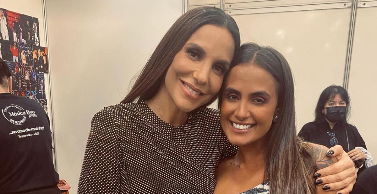 Carol Peixinho se derrete durante encontro com Ivete Sangalo: ”O tanto que eu amo essa mulher!”