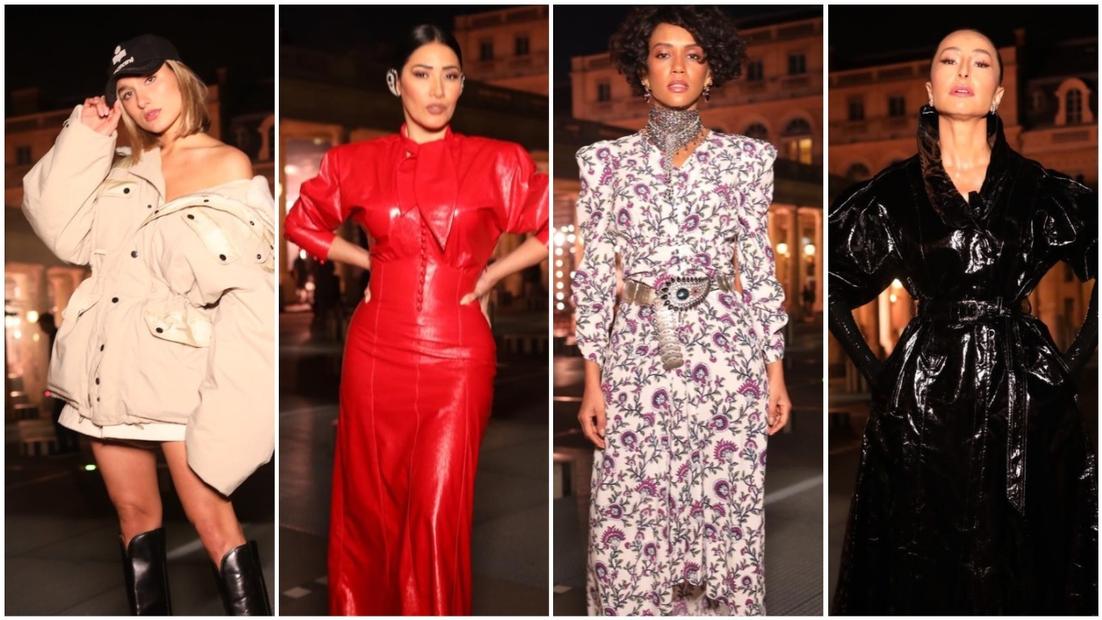 Famosas em Paris! Brasileiras roubam a cena em desfile com beleza e looks incríveis