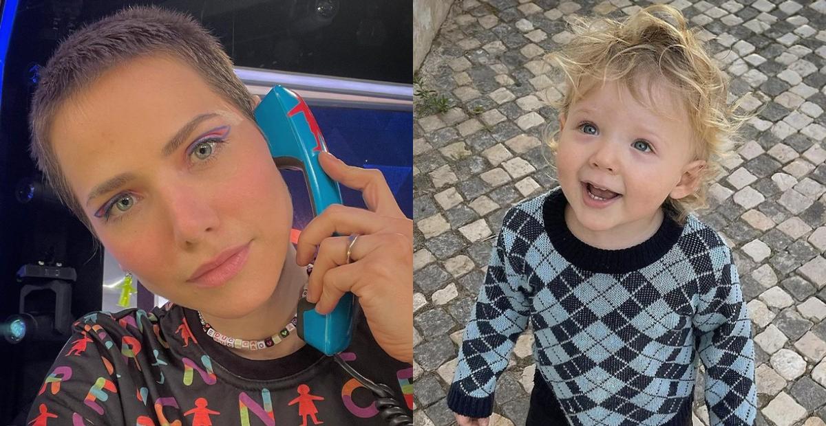 Leticia Colin flagra Uri tentando sair de seu berço e diverte a web