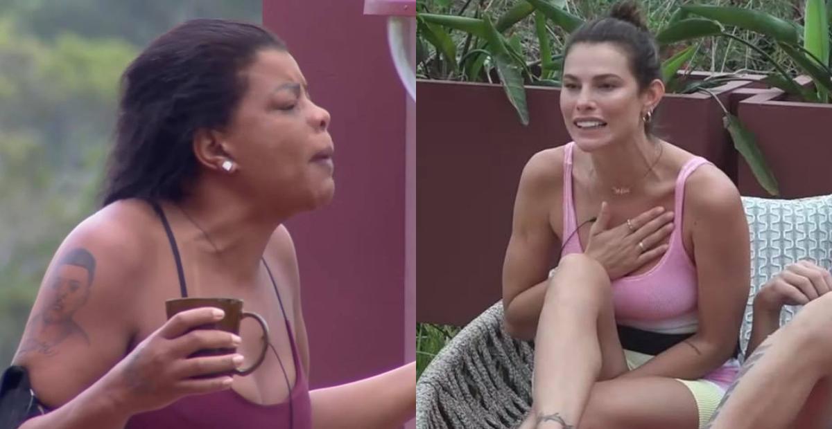 A Fazenda: Tati Quebra Barraco e Dayane Mello se desentendem durante discussão