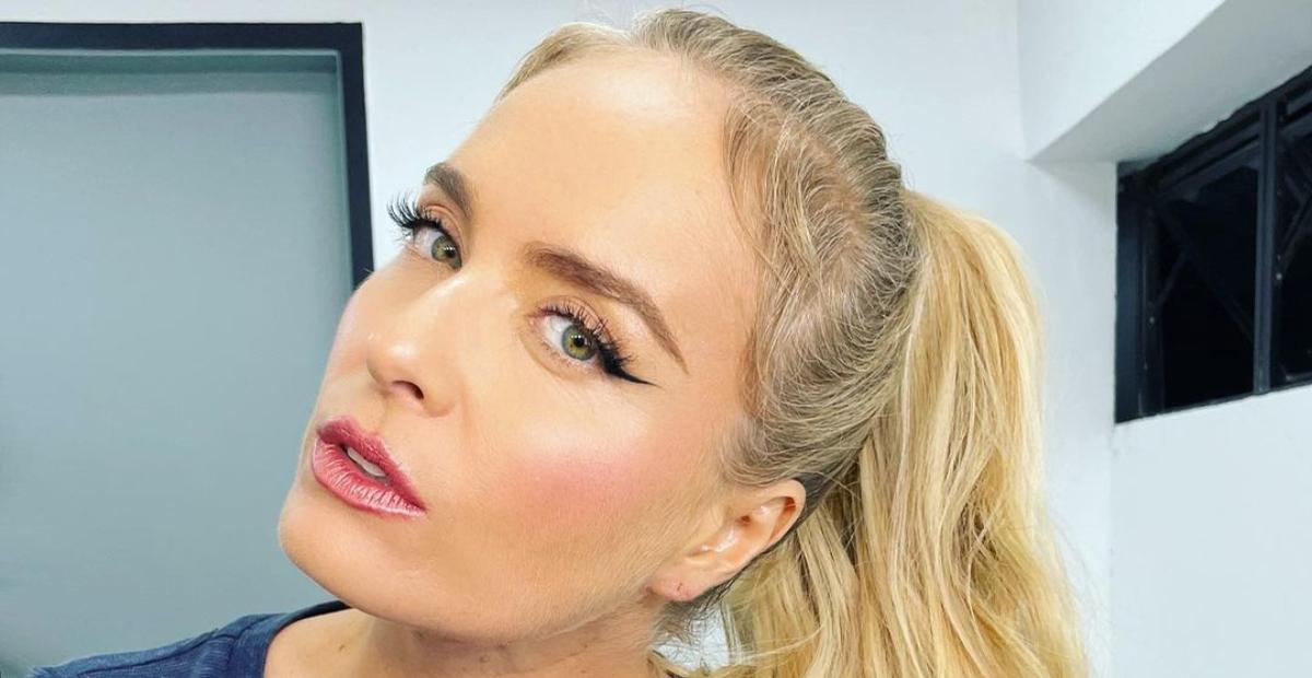 Angélica aposta em biquíni estiloso para curtir um banho de piscina durante o domingão: “Musa!