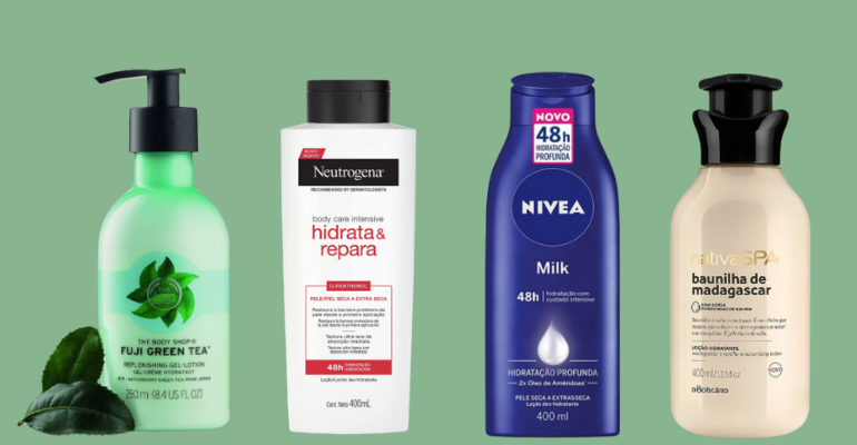 Hidratante corporal: 6 opções para a rotina de cuidados com a pele