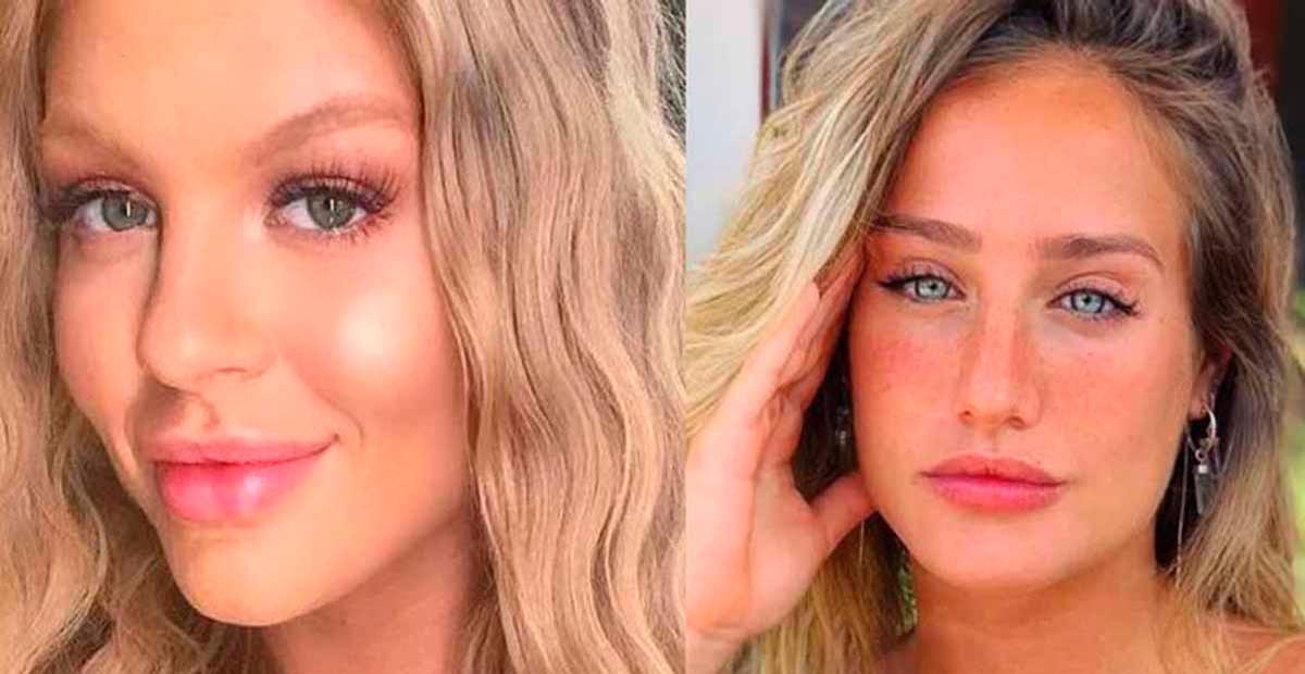 De biquíni, Luísa Sonza e Bruna Griphão exibem corpos esculturais na praia