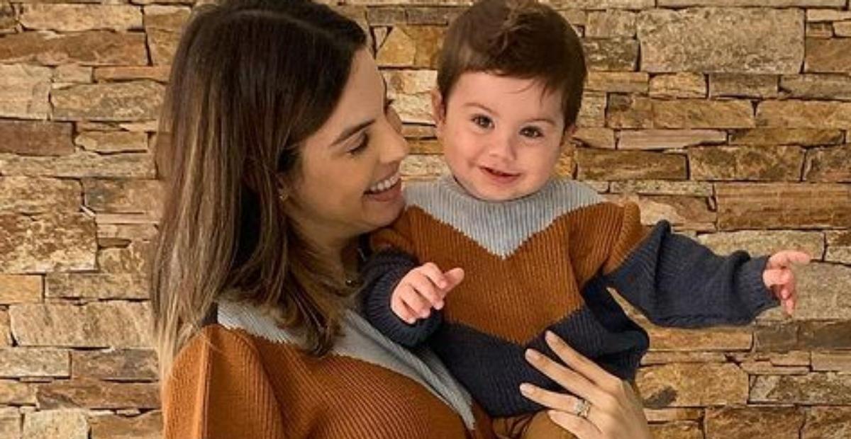 Sthefany Brito mostra comemoração dos 11 meses do filho, Enrico: ”Que dádiva te ver crescendo”