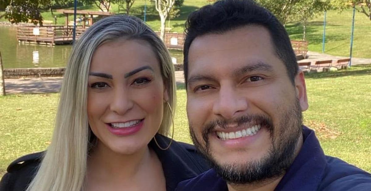 Marido de Andressa Urach assume as redes sociais da modelo e avisa: ”Pensem o que quiserem”