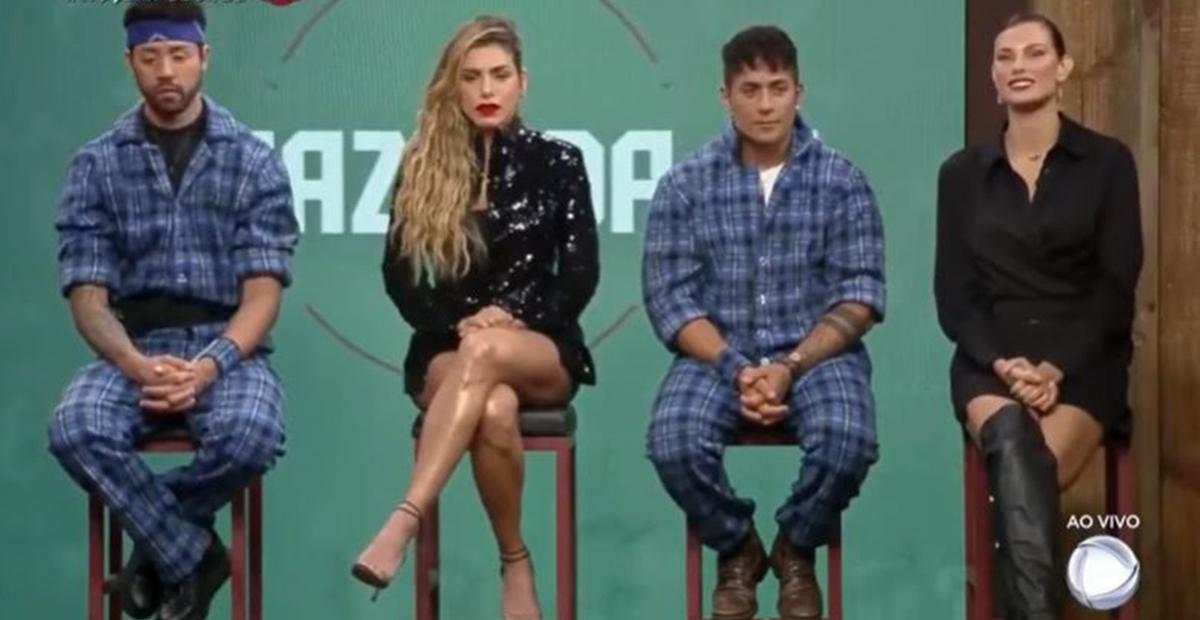 A Fazenda: Rico, Erika, Tiago e Dayane são indicados para a terceira roça do reality