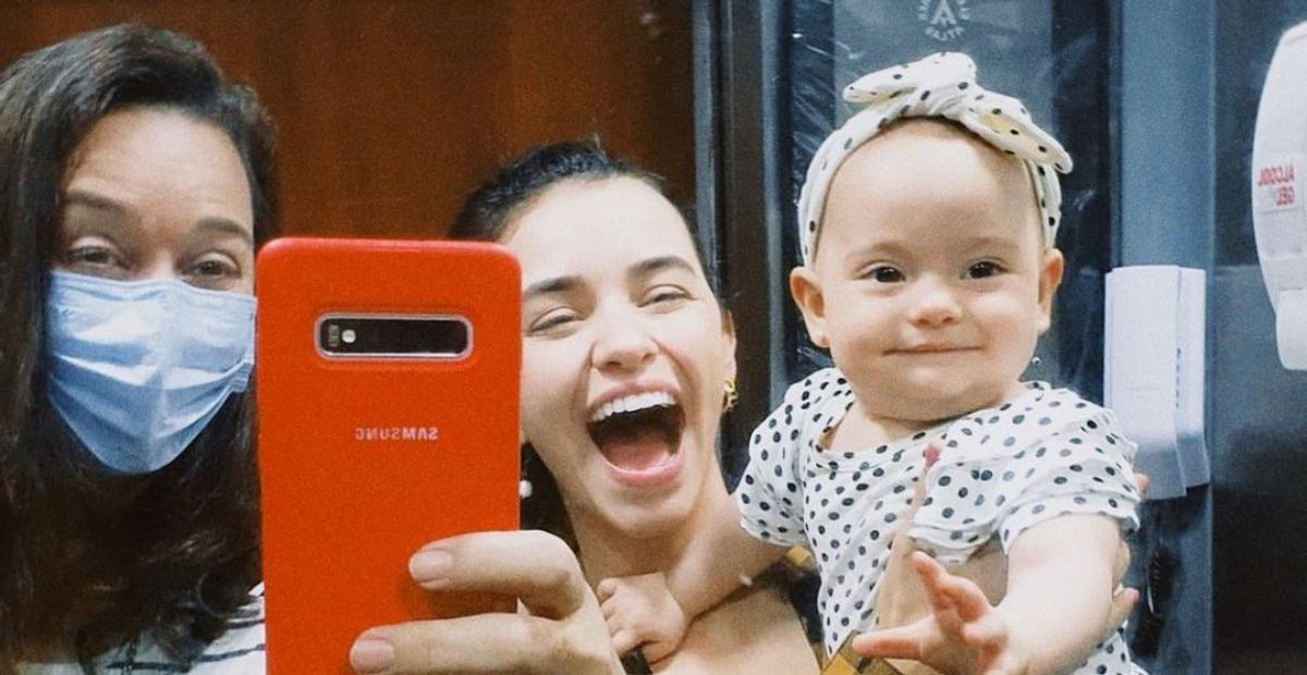Talita Younan exibe momentos da mãe com a filha e declara: ”A Isabel tem mó sorte de ter essa avó”