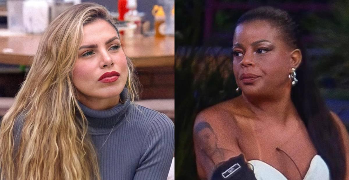 A Fazenda: Erika Schneider critica postura de Tati Quebra Barraco: ”Eu tinha outra imagem dela”