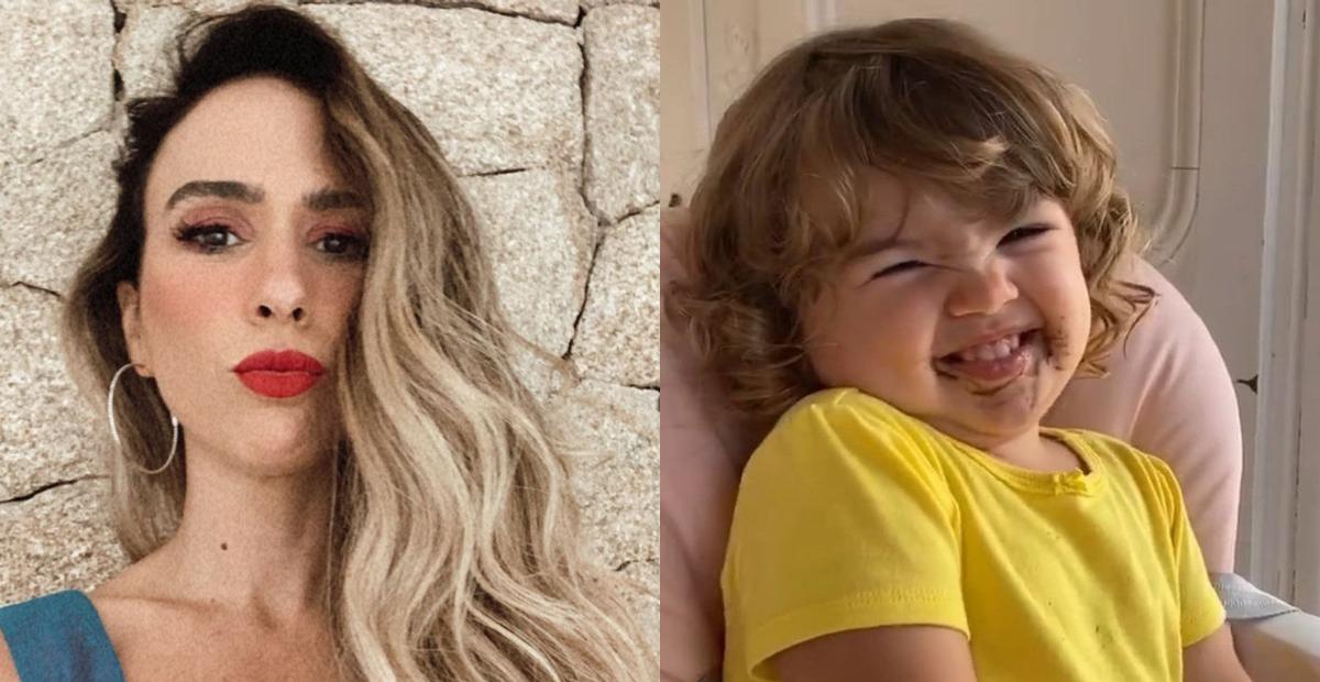 De coelhinha, Clara Maria encanta ao surgir dançando e Tata Werneck brinca: ”Viu, Luísa Sonza?”