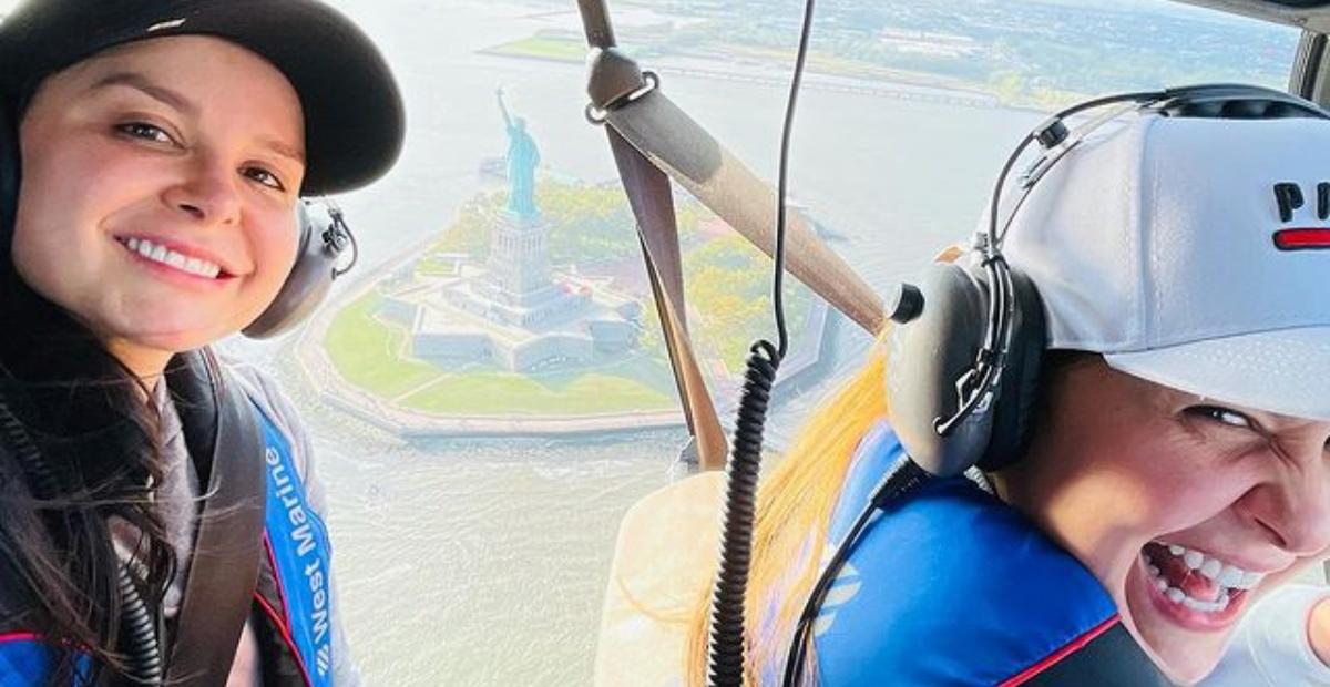 Maiara e Maraisa passeiam de helicóptero em Nova York: ”Simplesmente perfeito!”