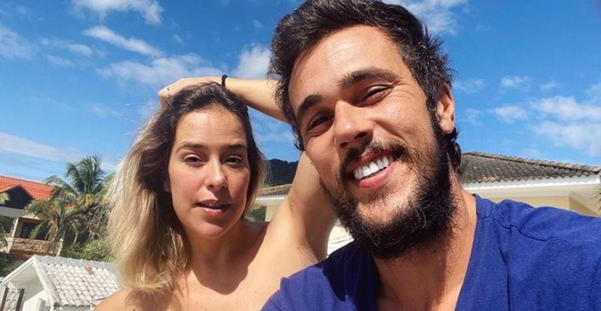 Paloma Duarte posta foto ousadas com o marido, Bruno Ferrari: ”Sou louca por você”