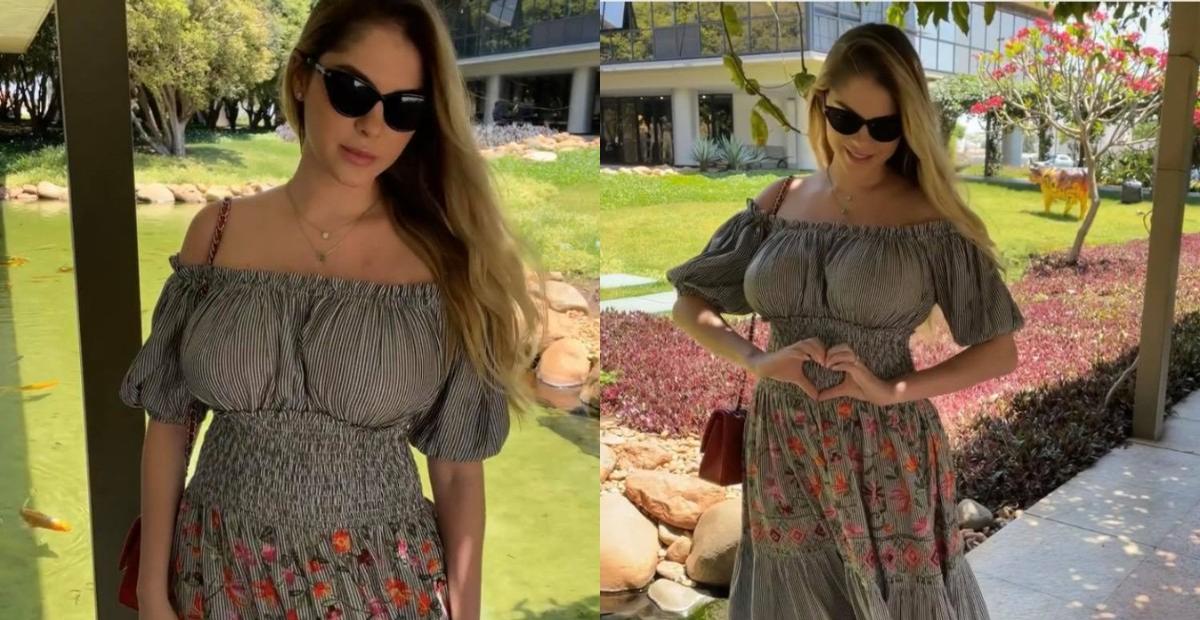 Bárbara Evans se emociona ao ver seu bebê no ultrassom e dispara: ”3 meses de muita alegria”