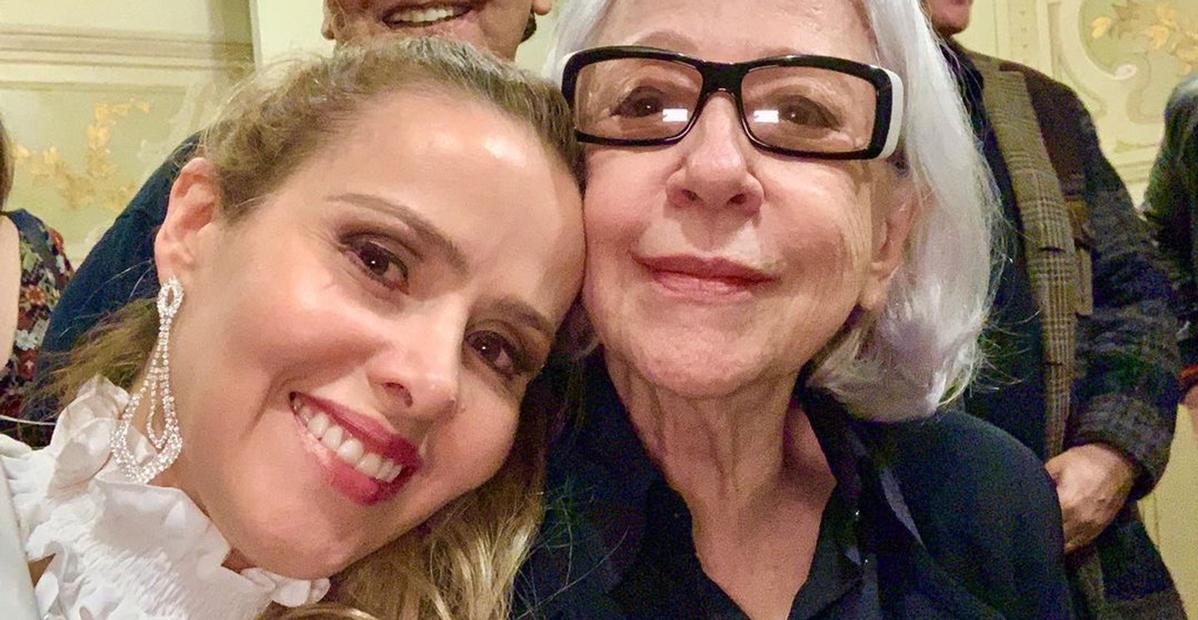 Candidata à Academia Brasileira de Letras, Fernanda Montenegro é homenageada por Leona Cavalli