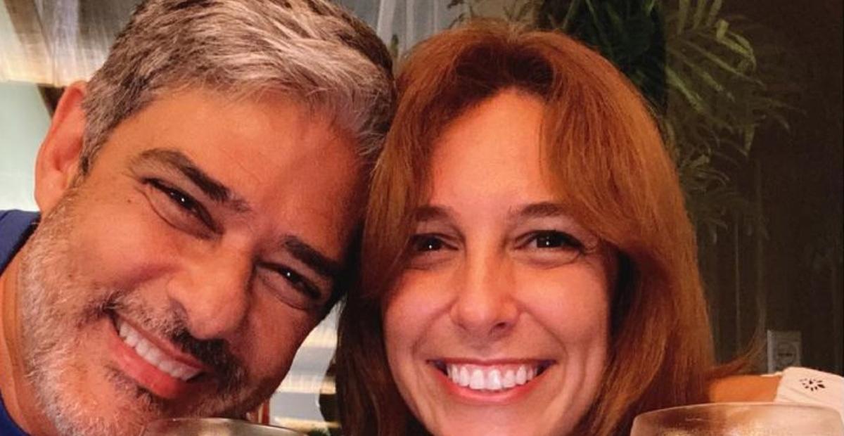 Natasha Dantas mostra primeira foto ao lado de William Bonner