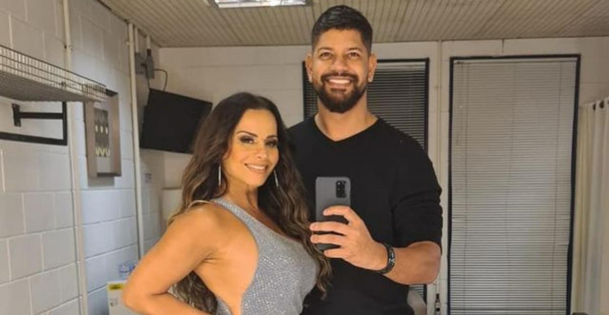 Viviane Araújo relembra cliques divertidos de seu casamento com Guilherme Militão