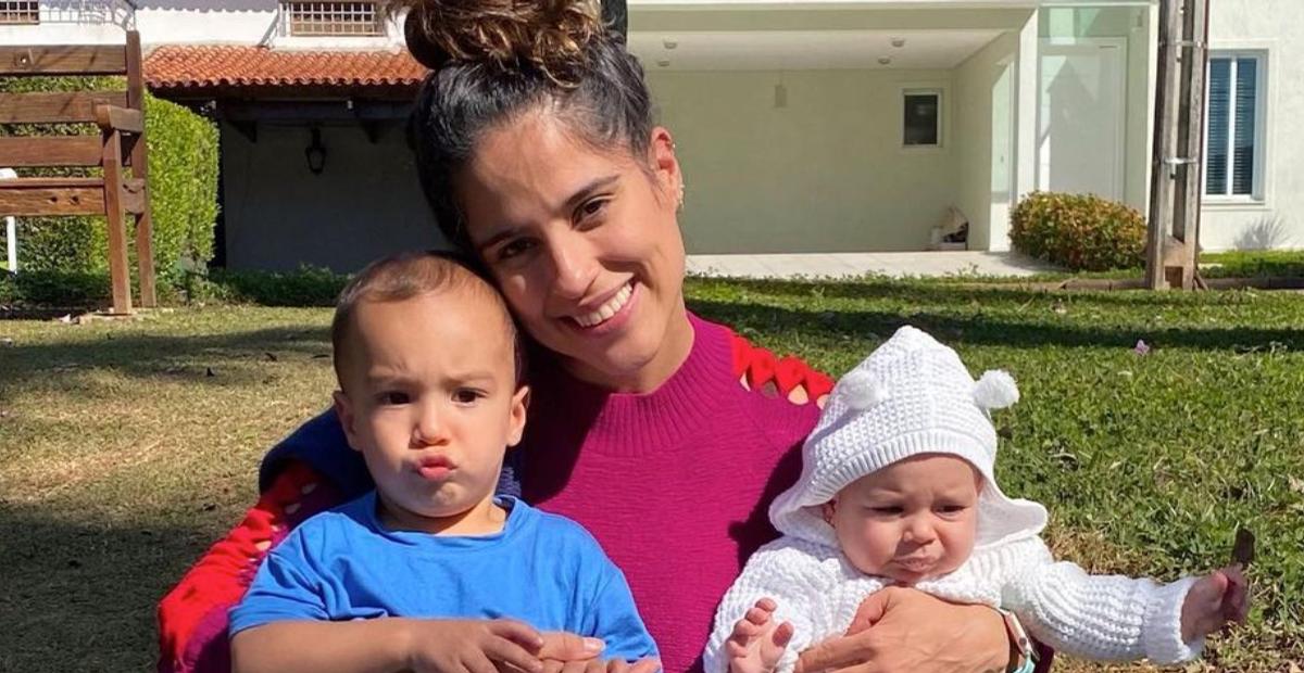 Camilla Camargo faz linda declaração para os filhos, Joaquim e Julia: ”Mais que minha vida”