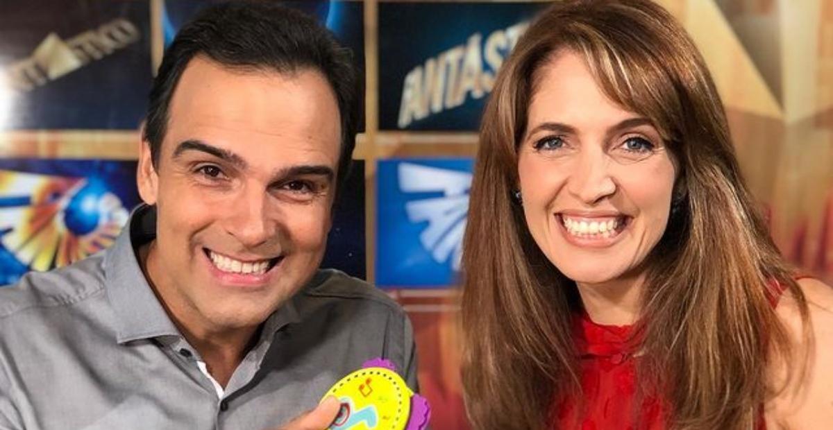 Poliana Abritta agradece parceria com Tadeu Schmidt: ”Sete anos de uma troca verdadeira e feliz”
