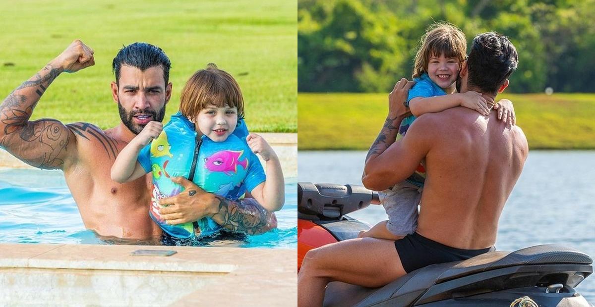 Gusttavo Lima faz belíssima declaração aos filhos, Gabriel e Samuel: ”Dão sentido a minha vida”