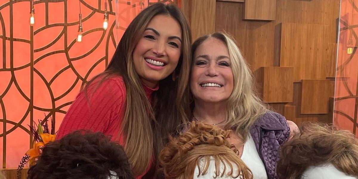 Patrícia Poeta divide cliques divertidos nos bastidores com Susana Vieira e se declara: ”Adorei!”