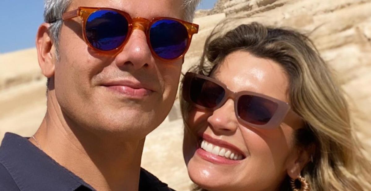 Flávia Alessandra e Otaviano Costa abrem álbum de fotos de passeio no Egito