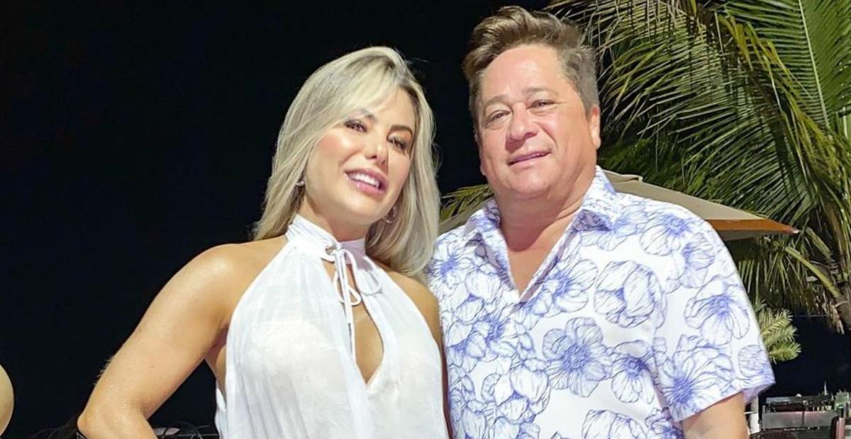 Poliana Rocha publica vídeo romântico para celebrar 25 anos de casada com Leonardo